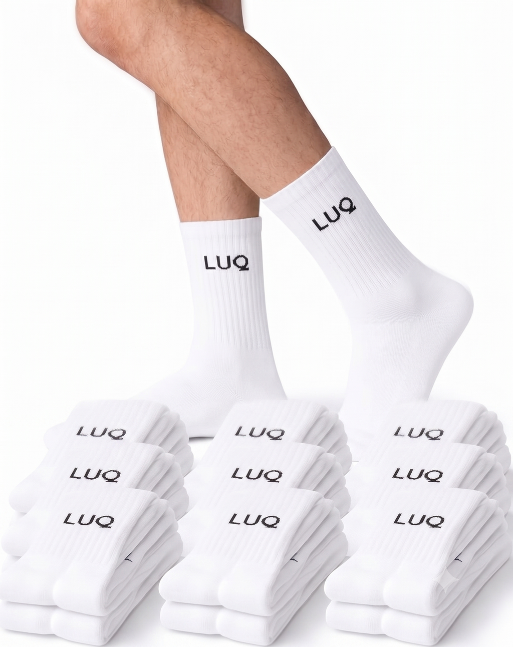 LUQ Tennis Socken 9er Set